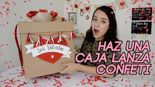 COMO HACER UNA CAJA EXPLOSIVA DE CONFETI WenDIY [upl. by Maritsa]