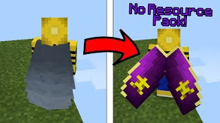 Minecraft Bedrock Edition  How To Use Custom Elytras NO RESOURCE PACKS [upl. by Assennav]