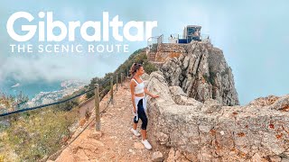 GIBRALTAR Travel Guide  10 things to do  Monkeys via the Mediterranean Steps [upl. by Rednal]