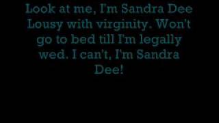 Grease  Look at Me Im Sandra Dee lyrics [upl. by Devora]