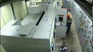 Electrical plantroom explosion caught on tapeflv [upl. by Geller]