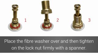 How to Install Quarter Turn Taps [upl. by Treulich]