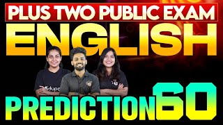 Plus Two Public Exam English  Prediction 60  Eduport Plus Two [upl. by Gluck]