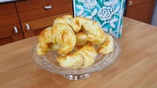 Croissant di Pasta Sfoglia  Ricetta  SugarDany89 [upl. by Ori159]