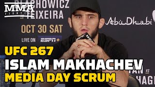 Islam Makhachev Says Tony Ferguson Didn’t Respond To Fight Offer ‘He’s Finished  UFC 267 [upl. by Atinav627]