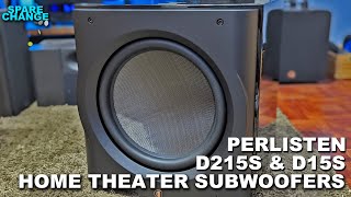 LOOKOUT its TALL Perlisten D215s amp D15s THX Home Theater Subwoofers [upl. by Meerek]