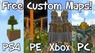 How to Get Custom Worlds On ALL Minecraft Bedrock Consoles PS4XboxWindows 10PE 2021 [upl. by Nayllij]