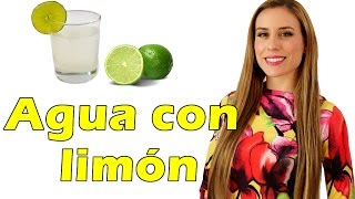 AGUA CON LIMÓN PARA ADELGAZAR  Lorena Romero Nutricionista [upl. by Currey]