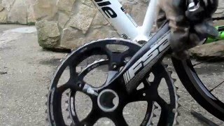 HOW TO Remove FSA Crankset [upl. by Aekan]