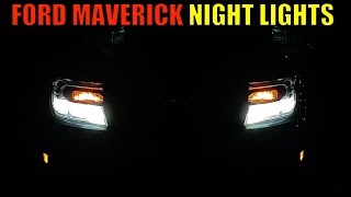 Ford Maverick XL Night Time Lighting Tour [upl. by Mettah]