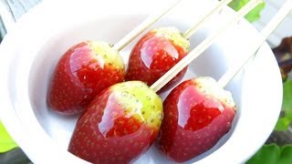 HOW TO MAKE TOFFEE STRAWBERRIES [upl. by Tsirhc796]