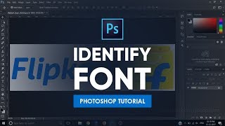 Identify Font  Photoshop Tutorial [upl. by Einaffyt]