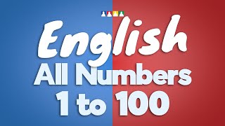 Every Number from 1 to 100  Counting Numbers in English from 1 to 100 [upl. by Jabez]