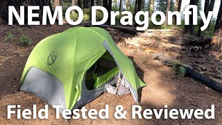 The sweet spot for a 2 person UL tent  NEMO Dragonfly 2P Tent Level 3 Hiking Nerd Full Review [upl. by Anawal]