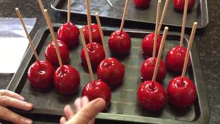 How to make toffee apples  candy apples [upl. by Sula]