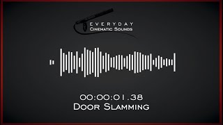 Door Slamming  HQ Sound Effects [upl. by Schramke]