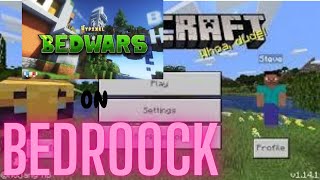 how to play hypixel bedwars on bedrock Ps4XboxNintendo switch [upl. by Jael375]