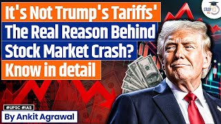 Is Trumps tariffs behind stock market crash Explained by Ankit Agarwal [upl. by Ambur722]