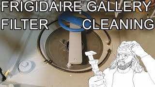 How to Clean Frigidaire Dishwasher Filter  Gallery [upl. by Akenet]