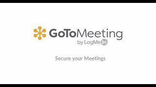 GoToMeeting  Secure Video Conferencing [upl. by Nylirrehs978]