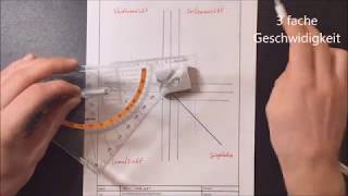 Technisches Zeichnen Teil 5 Die erste Technische Zeichnung Dreitafelprojektion [upl. by Aniryt]