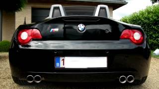 BMW Z4 E85 22i 185hp  Quad exhaust sound [upl. by Langelo]