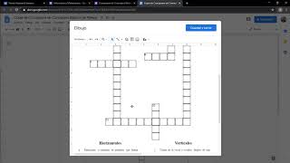 Resolviendo Crucigrama desde Documentos de Google [upl. by Anitahs]