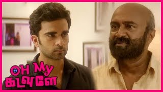 Oh My Kadavule Emotional Scene  Ashok Selvan learns about MS Baskars past  Ritika Singh [upl. by Ardnuaet402]