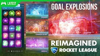 Rocket League Goal Explosions reimagined in creative ways [upl. by Yemrej]