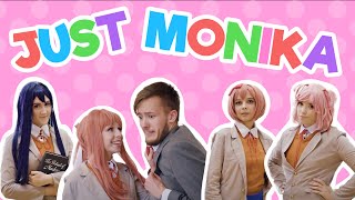 JUST MONIKA  Doki Doki Literature Club  COSPLAY VIDEO  COVER [upl. by Ramsay689]