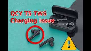 QCY T5 TWS charging issue [upl. by Hamon]