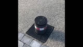 Automatic bollard installation  resin driveway [upl. by Siriso]