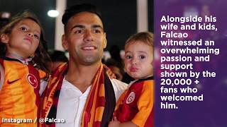 Thousands Welcome Falcao to Galatasaray [upl. by Beverie]