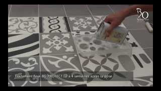 Pose de carreaux ciment par Bati Orient [upl. by Felisha]