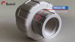 PVC UNION amp PIPE UNIONPIPE FITTINGS [upl. by Finbar]