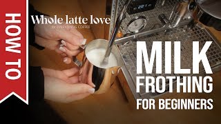 How To Milk Frothing for Beginners 5 Tips [upl. by Ranit862]