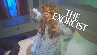 The Exorcist Maze at Halloween Horror Nights 2016 Universal Studios Hollywood [upl. by Yevoc907]