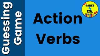 Action Verbs Game [upl. by Odnalro]