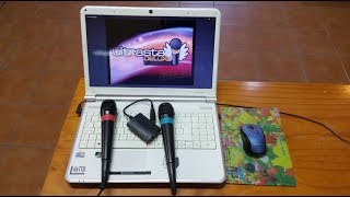 karaoke UltraStar configurar micrófonos [upl. by Anaher]