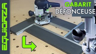 Gabarit de fraisage pour ma défonceuse festool OF 1010 🟢 [upl. by Yrmac]