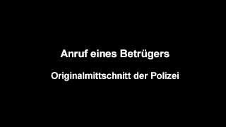 Der Enkeltrick Originalmitschnitt der Polizei [upl. by Cleasta]