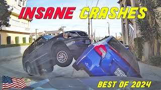 BEST OF CAR CRASHES 2024 [upl. by Abbi]