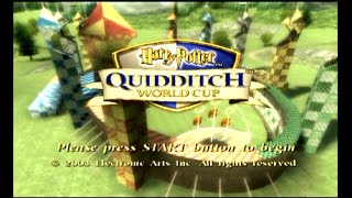 Harry Potter Quidditch World Cup  Gameplay PS2 [upl. by Esenwahs]