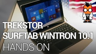 TrekStor SurfTab Wintron 101 Hands On [upl. by Ledarf]