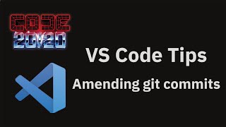 VS Code tips — Amending git commits [upl. by Er]