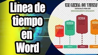 Como hacer una linea de tiempo en word [upl. by Merfe860]