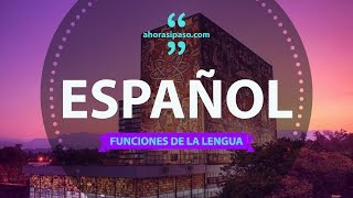 Español » Funciones de la lengua  Examen UNAM 2022 [upl. by Nytram537]