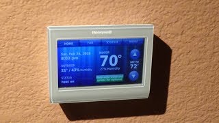 Honeywell RTH9580 WiFi Thermostat EASY Installation [upl. by Acinomahs]