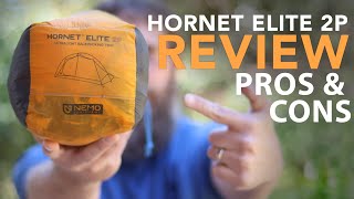 Nemo Hornet Elite 2p Ultralight Two Person Backpacking Tent Review  Pros and Cons  2021 [upl. by Sloatman]