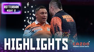 ROCKING ROTTERDAM  Night 12 Highlights  2023 Cazoo Premier League [upl. by Harlie]